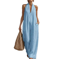 Simple, Elegant, And Comfortable Sleeveless Jumpsuit