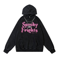 Loose Casual Letters Printed Hoodie