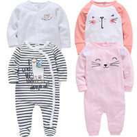 Autumn And Winter Long-sleeved Gentleman's One-piece Baby Boy Romper