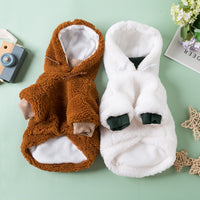 Double Layer Plush Autumn And Winter Pet Clothes