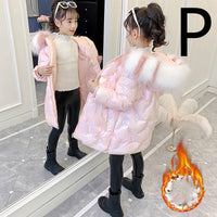 Children's Mid-length Padded Down Jacket