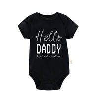 Pure Cotton Baby Triangle Rompers Short Sleeve
