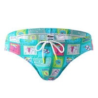 Fashion Personality Men's Nylon Printed Briefs