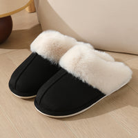 Large-sized Cotton Slippers For Women Autumn And Winter Couple's Style