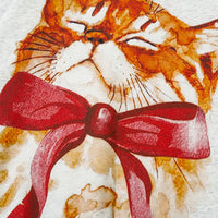 Kitten Printed Crew Neck Sweatshirt
