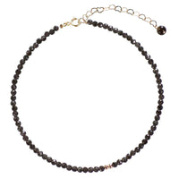 Ultra-fine Natural Obsidian Anklet For Women