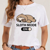 Women's Fashionable Simple Printed Short-sleeved T-shirt