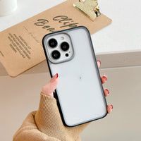 Simple Color Contrast Color Frame Mobile Phone Case