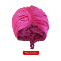 Silk-like Fabric Stretch Satin And Ice Sleep Caps