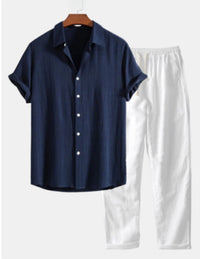 Men's Fashion Shirt Slim Fit Suit