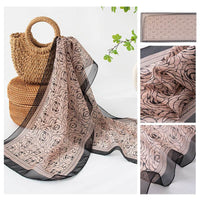 Silk Scarf Women's Mulberry Silk Printed Shawl