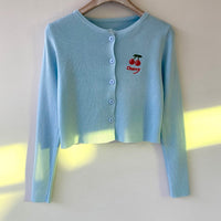 Girl Loose Lazy College Style Cardigan Coat