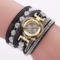 Personality Heart Shape With Diamond Dial Multi-color Bracelet