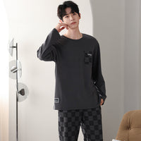 New Cotton Long Sleeve Full Cotton Casual Homewear Suit