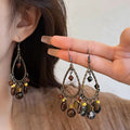New Chinese Retro Hollow Water Drops Eardrops