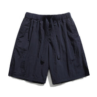 Summer Ice Silk Quick-drying Shorts Men's American Casual Loose Beach Pants