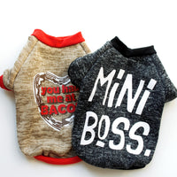 Fleece Sweater Fabric Soft And Comfortable Dog Autumn And Winter Warm Clothes