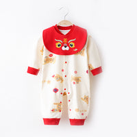 Cotton Jumpsuit Warm Newborn Crawling Suit