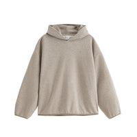Thin Hoodie Loose And Simple Solid Color High Street