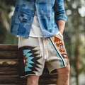 American Retro Navajo Knitted Shorts