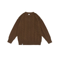 Japanese-style Retro Brocade Same Round Neck Sweater