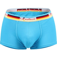 Men's Cotton Mid-rise Underwear Rainbow Belt Boxer Shorts