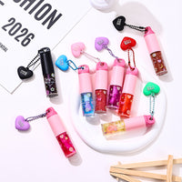 Temperature Change Water Light Lip Lacquer Love Pendant Moisturizing Lip Gloss