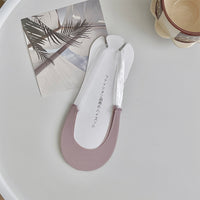 High Heel Socks Women Cotton Ice Silk Boat Socks