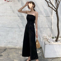 New Slim Fit Tube Top Jumpsuit Women