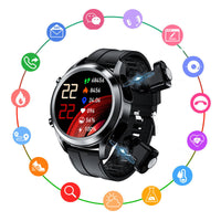 Men's Bluetooth Headset Combo Heart Rate Blood Pressure Sports Technology Smart Watch