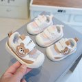 Hollow Transparent Net Soft Bottom 0-1-2 Years Old Cartoon Toddler Walking Shoes