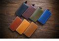 Men's Long Wallet Leather Zipper Wallet Layer