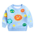 Children's Autumn And Winter New Double-layer Cotton Sweater