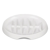 Cat Slow Feeder Bowl Slow Feed Cat Dish Fishbone Cat Slow Feeder Small Interactive Dog Feeder Dish Anti Gulping Pet Bowl For Cat And Dog Slow Eating To Against Bloat