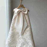Girls' Printed Little Daisy Lace Dress
