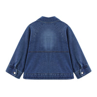 European And American Style Cape Style Denim Jacket Coat