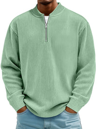 Digital Print Casual Sports Men's Zip-up American Retro