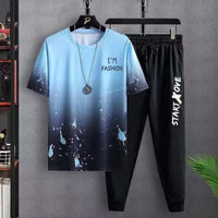Summer Thin Short-sleeved Trousers Sports Suit