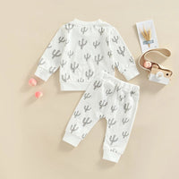 New Children Cartoon Printed Casual Suit