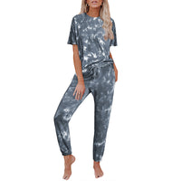 Tie Dye Print One Piece Pajamas Loungewear