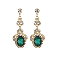 Creative Retro Waterdrop Tassel Long Earrings