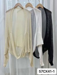 Tencel Linen Batwing Sleeve Mesh Inverness Women