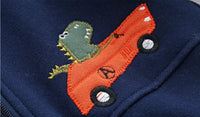 Fashion Simple Children Plus Velvet Padded Jacket