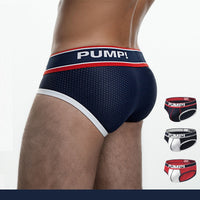 Men's Low Waist Mesh Cloth Breathable Briefs