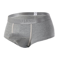 Men's Low Waist Solid Color Cotton Breathable Comfortable Boxers Underwear Boxer