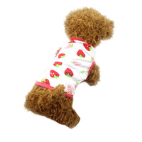 Candy-colored Pet Springsummer Thin Cotton Printed Vest