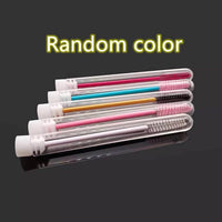 Transparent Tube Packaging Color Rod One-off Eyelash Brush