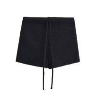 Elastic Elastic Hip Knitted Shorts Women's Knitted Shorts