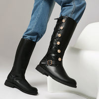 Men's High-top Leather Boots