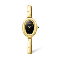 Oval Disk Bracelet Watch